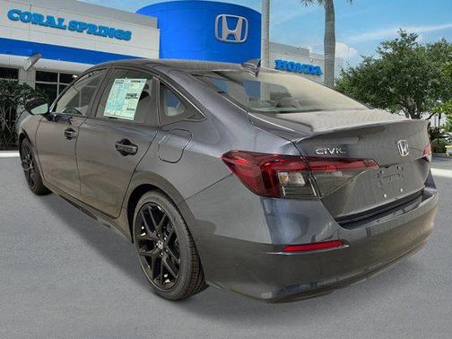 Meteorite Gray Metallic 2026 Honda Civic Sport