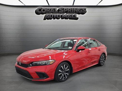 Red 2024 Honda Civic EX