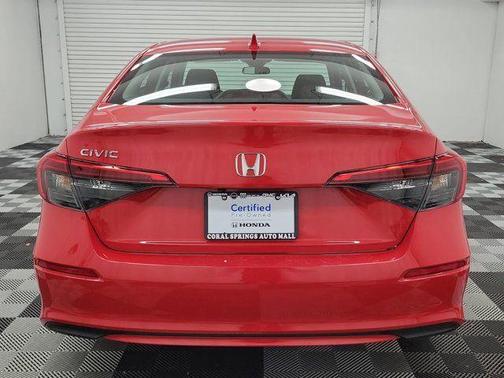 Red 2024 Honda Civic EX