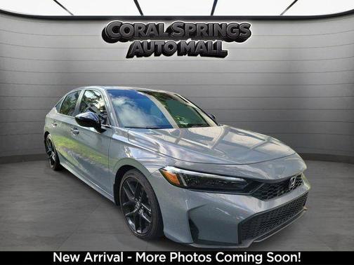 Gray 2025 Honda Civic Sport