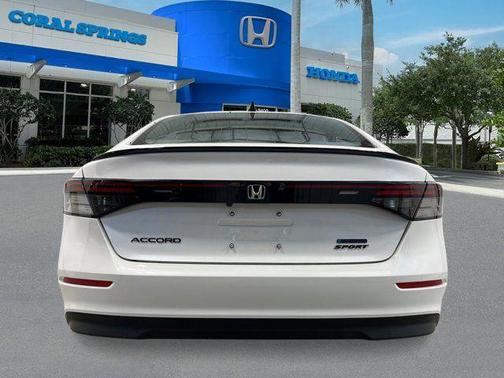 Platinum White Pearl 2026 Honda Accord Hybrid Sport