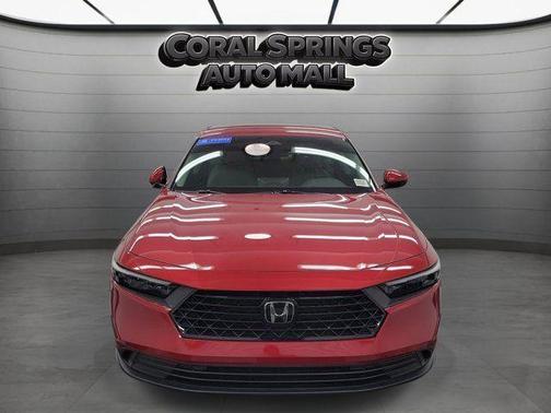 Radiant Red Metallic 2025 Honda Accord LX