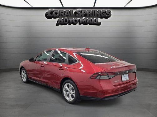Radiant Red Metallic 2025 Honda Accord LX
