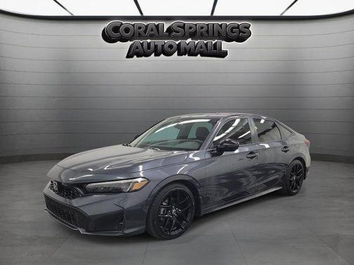 Gray 2025 Honda Civic Sport