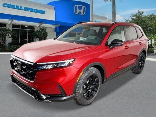 Radiant Red Metallic 2026 Honda CR-V Hybrid Sport-L