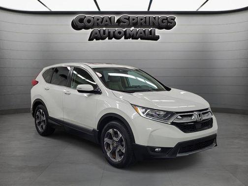 White 2019 Honda CR-V EX-L