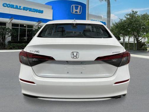 Platinum White Pearl 2026 Honda Civic Sport