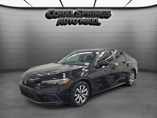 Black 2024 Honda Civic LX
