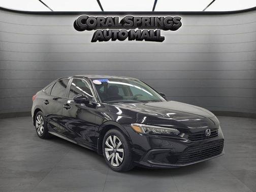 Black 2024 Honda Civic LX