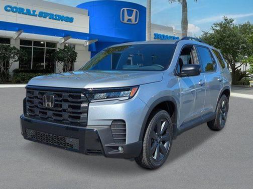 Solar Silver Metallic 2026 Honda Pilot Sport