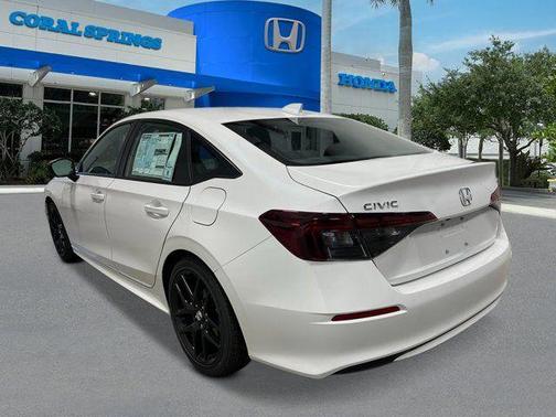 Platinum White Pearl 2026 Honda Civic Sport