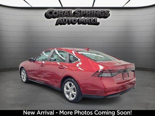 Red 2025 Honda Accord LX