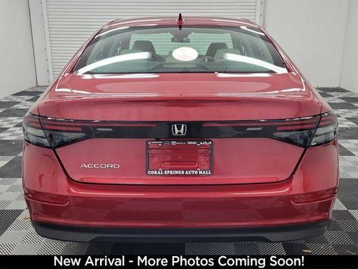 Red 2025 Honda Accord LX
