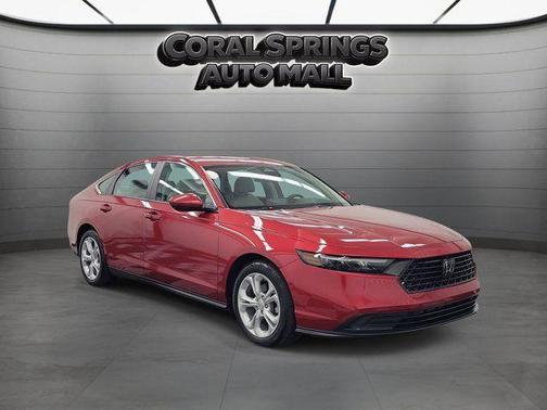 Red 2025 Honda Accord LX