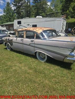 GRAY 1957 Chevrolet Bel Air Base