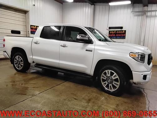 Super White 2021 Toyota Tundra Platinum