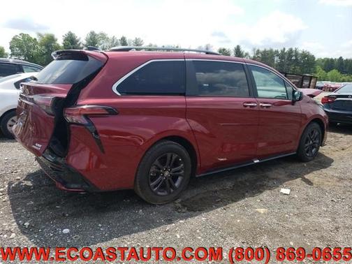 Ruby Flare Pearl 2024 Toyota Sienna XSE 7 Passenger