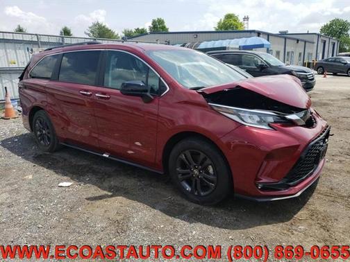 Ruby Flare Pearl 2024 Toyota Sienna XSE 7 Passenger