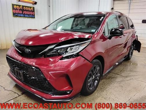 Ruby Flare Pearl 2024 Toyota Sienna XSE 7 Passenger