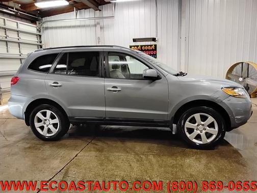 Silver Blue 2008 Hyundai SANTA FE Limited