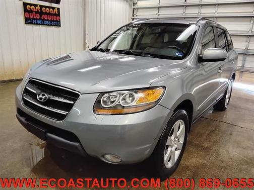 Silver Blue 2008 Hyundai SANTA FE Limited