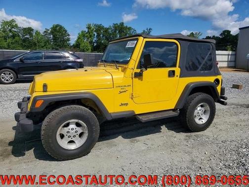 Solar Yellow 2001 Jeep Wrangler Sport