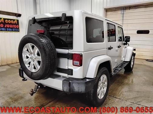 Bright Silver Metallic 2012 Jeep Wrangler Unlimited Sahara