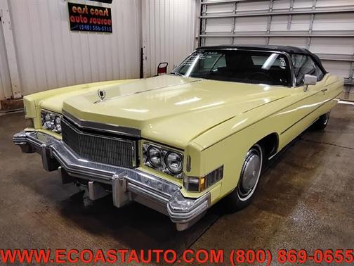YELLOW 1974 Cadillac Eldorado