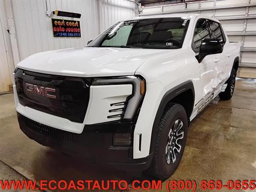 Summit White 2026 GMC Sierra EV Extended Range Elevation
