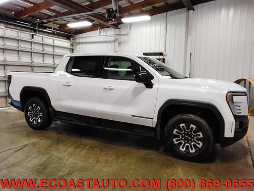 Summit White 2026 GMC Sierra EV Extended Range Elevation