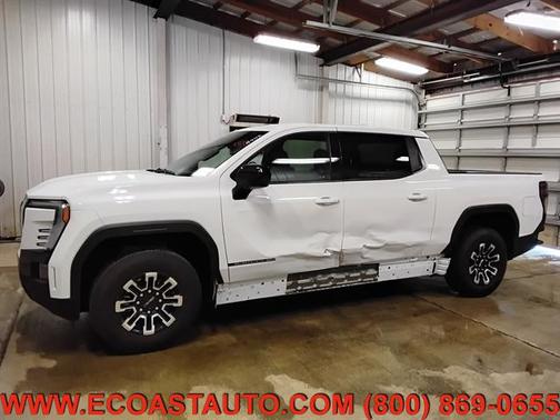 Summit White 2026 GMC Sierra EV Extended Range Elevation