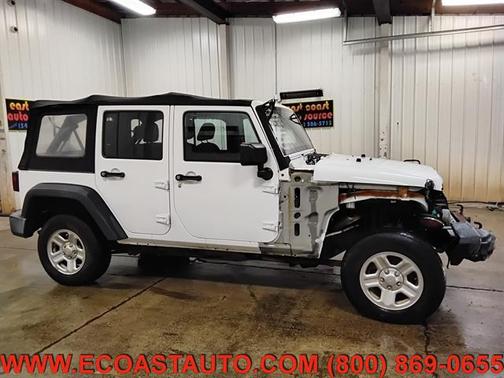 Bright White Clearcoat 2016 Jeep Wrangler Unlimited Sport
