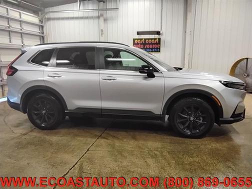 Solar Silver Metallic 2025 Honda CR-V Hybrid Sport AWD
