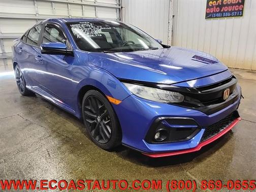 Aegean Blue Metallic 2020 Honda Civic Si Base