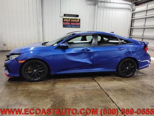 Aegean Blue Metallic 2020 Honda Civic Si Base