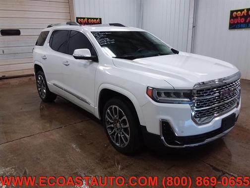 White Frost Tricoat 2020 GMC Acadia Denali