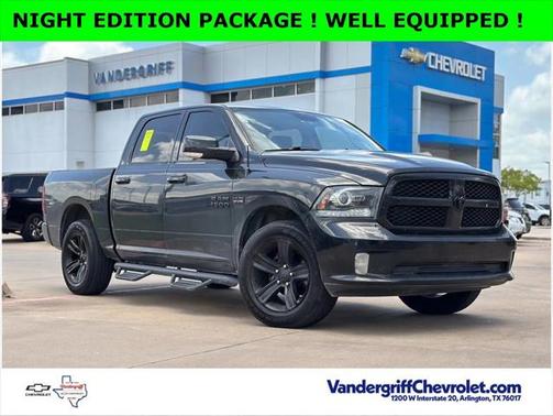 2018 RAM 1500 Night Crew Cab 4x4 5'7' Box
