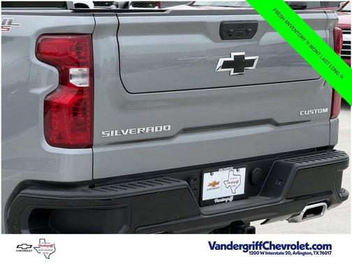 Sterling Gray Metallic 2026 Chevrolet Silverado 1500 Custom Trail Boss