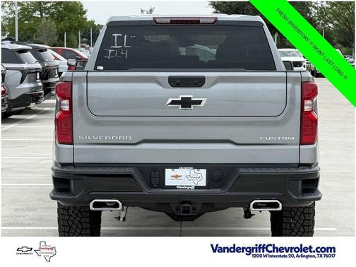 Sterling Gray Metallic 2026 Chevrolet Silverado 1500 Custom Trail Boss