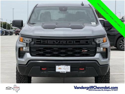 Sterling Gray Metallic 2026 Chevrolet Silverado 1500 Custom Trail Boss