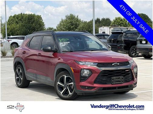 Scarlet Red Metallic 2021 Chevrolet Trailblazer RS