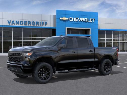 Black 2026 Chevrolet Silverado 1500 Custom