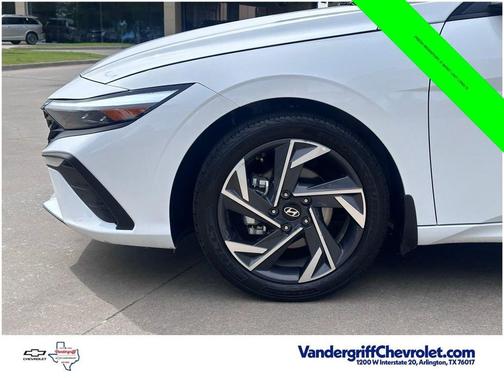 Serenity White 2025 Hyundai ELANTRA Sport