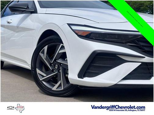 Serenity White 2025 Hyundai ELANTRA Sport