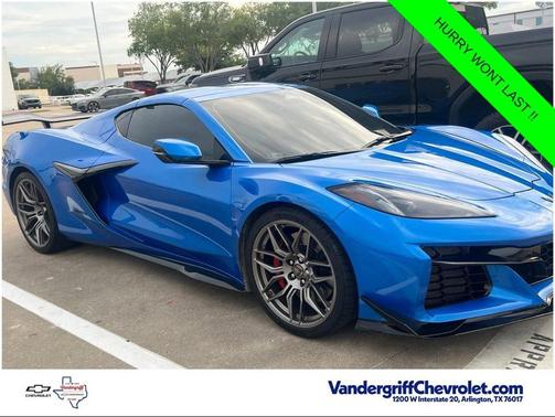 Riptide Blue Metallic 2025 Chevrolet Corvette Z06
