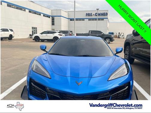 Riptide Blue Metallic 2025 Chevrolet Corvette Z06