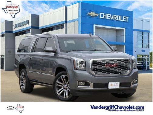Satin Steel Metallic 2019 GMC Yukon XL Denali