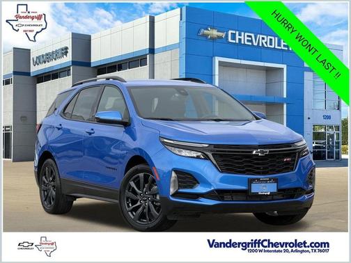 Riptide Blue Metallic 2024 Chevrolet Equinox FWD RS