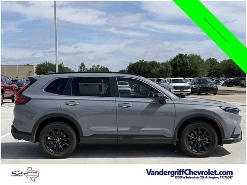 Gray 2024 Honda CR-V Hybrid Sport AWD