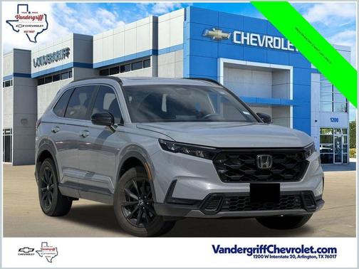 Gray 2024 Honda CR-V Hybrid Sport AWD